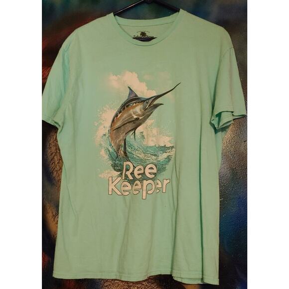 Island Shores SpearFish Graphic Tee Mens XL - Picture 1 of 3
